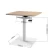 Office Adjustable Height Glass Coffee Table Coffee Lift Electric Desk