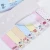 Import office supplies and stationery High Quality Cute Cartoon Promotion candy color letter shaped sticky notes memo pad from China