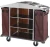 Import OKEY  hotel service room washhouse foldable  metal  linen trolley commercial hotel housekeeping trolley from China