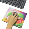 one piece comfortable customised round free sample mouse pad