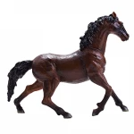 Online Hot Selling OEM Custom Action Figure Animal Decoration Simulated PVC Plastic Animal Andalusian Toys Kids Present