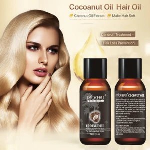 organic coconut oil repair to improve hairy repair damage hang down smooth hair care essence