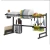 Original design stainless steel kitchen rack dish rack  with suction cup at the bottom pure and  black color choose