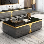Other living room furniture black coffee table set tv stand and coffee table set glass coffee table