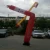 Import Outdoor event advertising decoration mini inflatable air tube man with blower from China