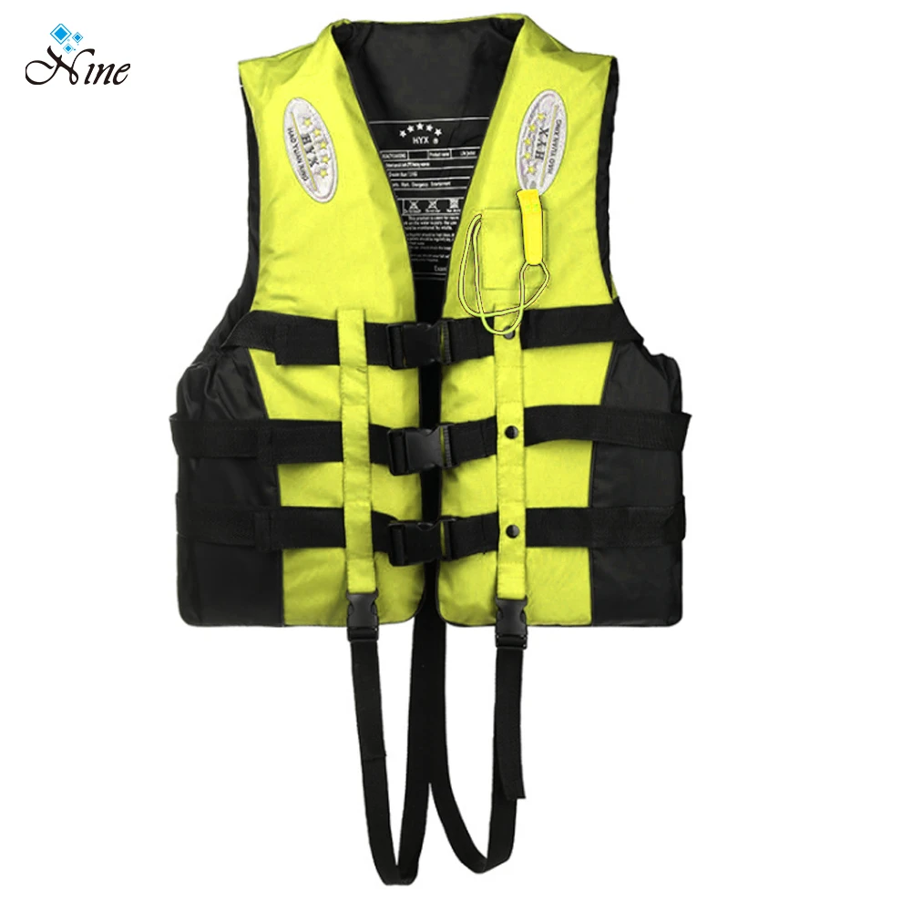 outdoor fishing oxford saving vest adult multi pocket swimming life jackets
