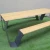 Import Outdoor furniture easy assembly rectangle dining set wood picnic table bench from China