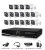 Import outdoor home surveillance security set 1080P IP AHD 16CH CCTV system dvr kit with 16 cameras from China