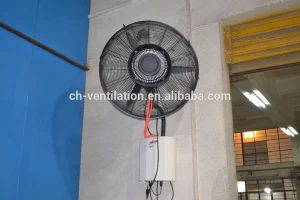 Outdoor Mist Water Wall Fan Cooler Water Commercial/Domestic Big Spray