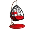 Outdoor Rattan Wicker Double Seat Egg Garden Swinging Chairs Patio Swing Chair