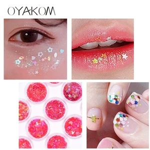 OYAKOM Holographic Body Glitter Sequins Face Cosmetic Glitter for Women Nail Tools in Nail Art Decoration Maquiagem