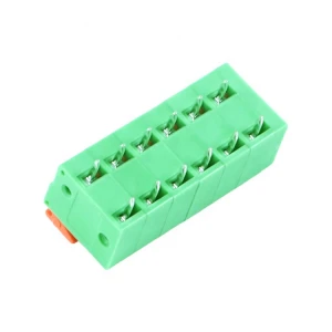 PA66 custom made industrial automation pcb spring clamp terminal block
