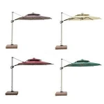 Patio Rome Umbrella Parasol Outdoor Umbrella Parasol with Light Stand 3x3m Parasol_Umbrella