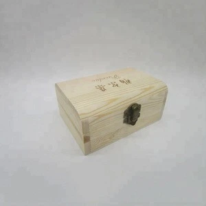 Personality handmade pine wooden money box