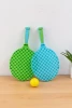 Personalized custom low prices green children&#39;s plastic tennis racket toy