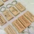 Import personalized wedding gift custom diy blank laser round square wood bottle opener key rings wooden keeychains for engraving logo from China