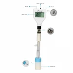 PH-98211 Multipurpose Water Quality Tester Digital PH Analyzer Replaceable Probe Pen Type PH Meter for Cheese Meat Soil