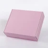 Pink color Foldable Gift Craft Corrugated Box airplane packaging clothing Gift Box