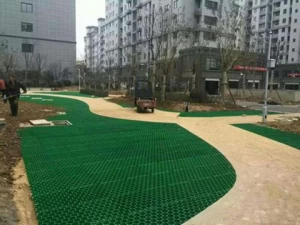 Planting Grass Paver for Fire Lane Permeable Driveway Pavers Hdpe Plastic Grass Grid Gravel Stabilizer
