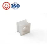 Plastic bearing block for glass washing machine