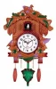 Plastic Cuckoo Clock Animal Sounds Wall Clock with Bird Come Out