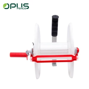 Plastic electric fence reel plastic cable reel white electric fence reels