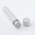 Import Plastic glass bottom tubes with cork stopper screw caps from China