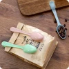Plastic Ground Spice Coffee Measuring Scoop Spoon With Bag Seal Clip