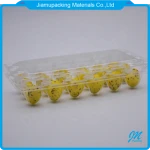 Plastic quail egg cartons quail egg tray with 18 holes