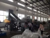 Plastic recycling extrusion pelletizing line