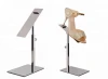 Polished Gold Shoe Rack Display Stand for Sale, Shoe Store Display Rack, Shoe Stand Display