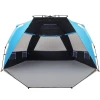 Pop Up Beach Tent Automatic Sun Shelter Cabana Light Weight Camping Tents 4 Person Anti-UV