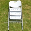 popular cheap durable lightweight white garden plastic folding chair beach chair(blow mould, HDPE, outdoor,banquet,camping)