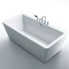 Portable Acrylic Free Standing Corner Bathtub With Whirlpool Function Massage Jacuzzi For Indoor Bathroom Spa Bath Tub System