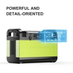 Portable Mini Solar Generator 220V 1500W 110V 1200W Battery Pack Large Capacity Lithium Generator Portable Solar Power Station