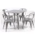Import Powder Coating Classic square contracted dining restaurant table from China