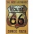 Import Preciser Customization Route 66 Handmade Blank Metal Sign Poster Plaque from China