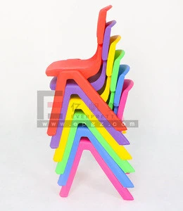 Preschool Children Furniture Stackable Kids Plastic Chairs for KG1-3
