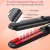 Import Private Label  2 In 1 Professional Hair Straightener Crystal Ceramic Flat Iron / Steam Comb Flat Iron Hair Straightener from China
