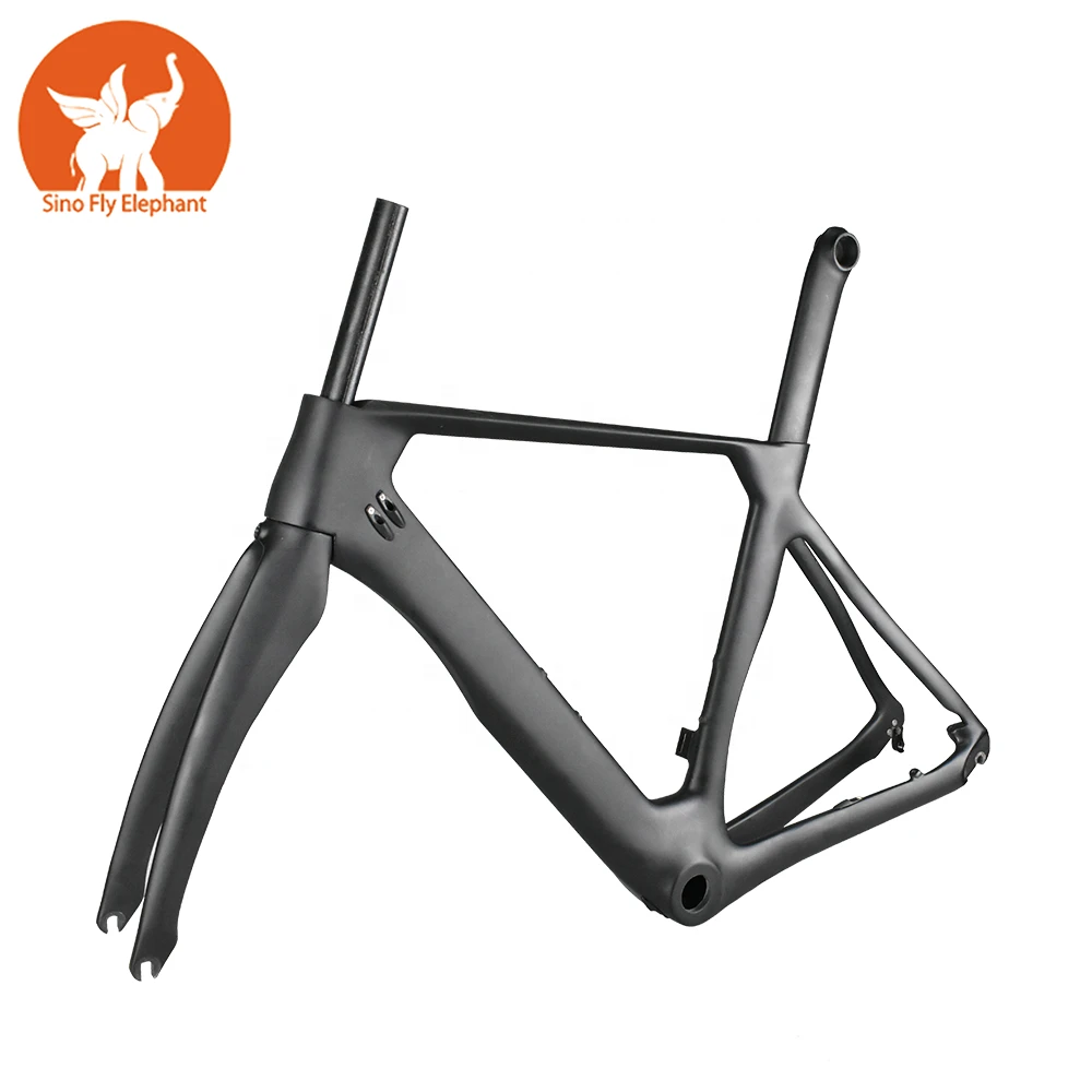 private label MOQ 1pc OEM custom extra light carbon fiber road bike bicycle frame