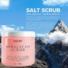 Private label nourishing moisture whitening skin Exfoliator Body Bath Scrub Massage Organic Benefits Himalayan Pink Salt