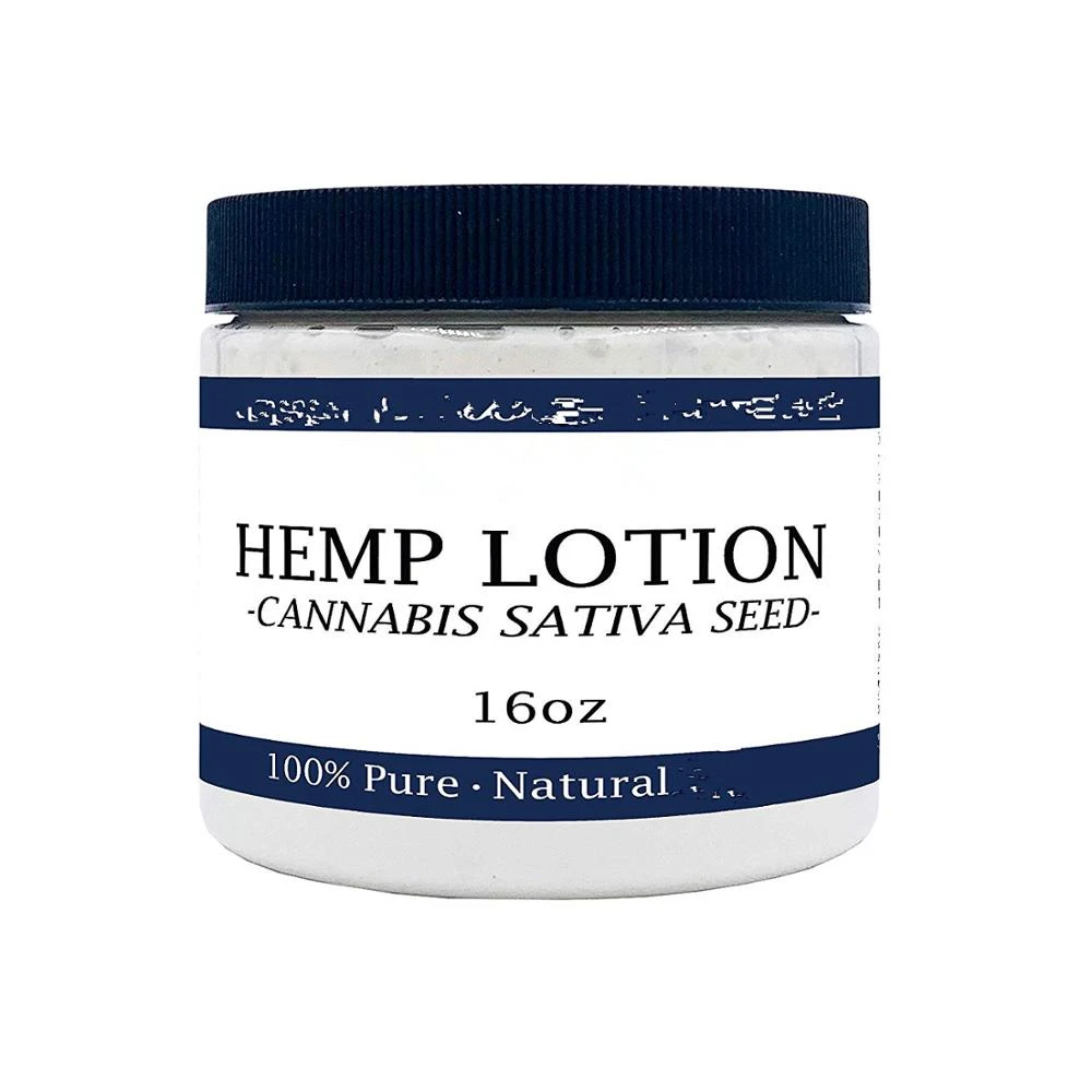 Private Label Pain Relief CBD Organic Hemp Oil  Body and hand Lotion Cream hemp skin care product