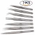 Import Professional Precision Stainless Steel Pointed  Slanted Tweezers for eyelash extension ,mobile repairing from China