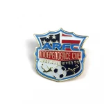 Promotional Gift Metal Craft Custom Logo Brooch Pin Flag Rose Gold Soft Enamal Pin for Souvenirs