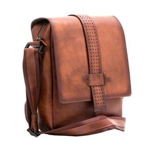 PU Leather Mens Leather Messenger Bag Shoulder Bag 1pc/poly Bag Unisex Casual 2.4 Ounces Customizable HS-B150 CN;FUJ Brown OEM