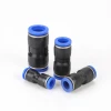PU straight union PUC 8-Equal Union-8mm plastic pneumatic fittings flexible hose connector push fit fittings