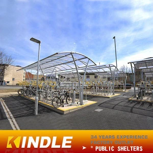 Public Large Capacity Bicycle Shelter Factory Direct Sale