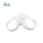 Puller 1 way open close end diamond rhinestone zipper