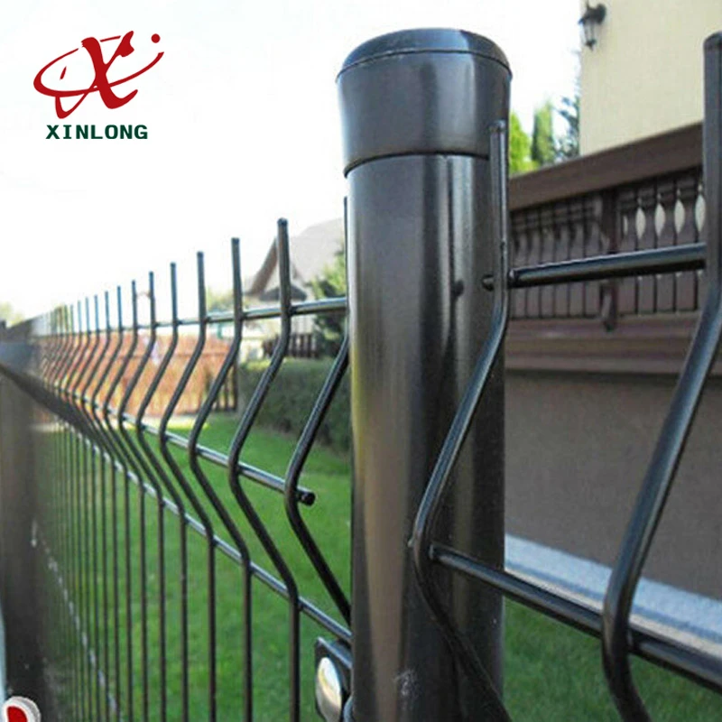 PVC Coated Outdoor Fencing, Trellis & Gates Galvanized Wire Curved Wire Mesh Fence