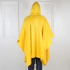 pvc polyester yellow rain coat cloak raincoat rain gear waterproof yellow rain poncho